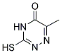 3-MERCAPTO-6-METHYL-1,2,4-TRIAZIN-5(4H)-ONE Struktur