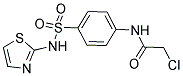 2-CHLORO-N-[4-[(1,3-THIAZOL-2-YLAMINO)SULFONYL]PHENYL]ACETAMIDE Struktur