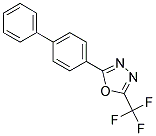 2-BIPHENYL-4-YL-5-TRIFLUOROMETHYL-[1,3,4]OXADIAZOLE Struktur