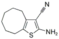 2-AMINO-4,5,6,7,8,9-HEXAHYDROCYCLOOCTA[B]THIOPHENE-3-CARBONITRILE Struktur