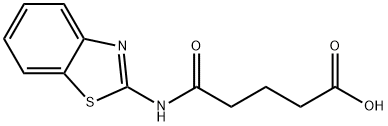 4-(BENZOTHIAZOL-2-YLCARBAMOYL)-BUTYRIC ACID Struktur