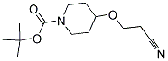 TERT-BUTYL 4-(2-CYANOETHOXY)PIPERIDINE-1-CARBOXYLATE Struktur