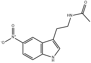 5-NITRO-N-ACETYLTRYPTAMINE Struktur