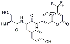 SER-TYR-7-AMINO-4-TRIFLUORO-METHYLCOUMARIN Struktur