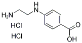 4-[(2-AMINOETHYL)AMINO]BENZENECARBOXYLIC ACID DIHYDROCHLORIDE Struktur