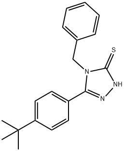 4-BENZYL-5-(4-TERT-BUTYL-PHENYL)-4H-[1,2,4]TRIAZOLE-3-THIOL Struktur