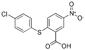 2-[(4-CHLOROPHENYL)THIO]-5-NITROBENZOIC ACID Struktur