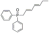 (E,E)-2,4-HEPTADIENYLDIPHENYLPHOSPHINE OXIDE Struktur