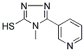 4-METHYL-5-PYRIDIN-3-YL-4H-[1,2,4]TRIAZOLE-3-THIOL Struktur