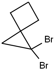 1,1-DIBROMO-SPIRO[2.3]HEXANE Struktur