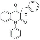 3-BENZYL-3-CHLORO-1-PHENYL-1,2,3,4-TETRAHYDROQUINOLINE-2,4-DIONE Struktur