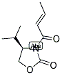 N-CROTONYL-(4R)-ISOPROPYL 2-OXAZOLIDINONE Structure