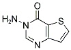 3-AMINO-3,4-DIHYDROTHIENO[3,2-D]PYRIMIDIN-4-ONE Struktur