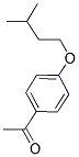 1-[4-(3-METHYL-BUTOXY)-PHENYL]-ETHANONE Struktur