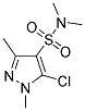 5-CHLORO-N,N,1,3-TETRAMETHYL-1H-PYRAZOLE-4-SULFONAMIDE Struktur