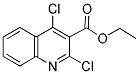 2,4-DICHLORO-QUINOLINE-3-CARBOXYLIC ACID ETHYL ESTER Struktur