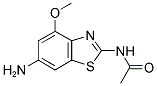 N-(6-AMINO-4-METHOXY-BENZOTHIAZOL-2-YL)-ACETAMIDE Struktur