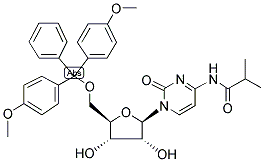 N4-(ISOBUTYRYL)-5'-O-(DIMETHOXYTRITYL)-CYTIDINE Struktur