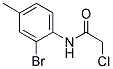 N-(2-BROMO-4-METHYL-PHENYL)-2-CHLORO-ACETAMIDE Struktur