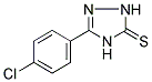 5-(4-CHLOROPHENYL)-2,4-DIHYDRO-[1,2,4]-TRIAZOLE-3-THIONE Struktur