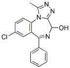 4-HYDROXYALPRAZOLAM Struktur