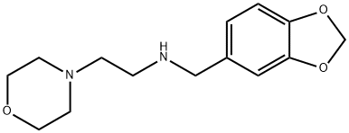 N-(1,3-BENZODIOXOL-5-YLMETHYL)-2-MORPHOLIN-4-YLETHANAMINE Struktur