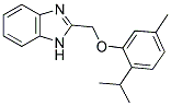 2-[(2-ISOPROPYL-5-METHYLPHENOXY)METHYL]-1H-BENZIMIDAZOLE Struktur