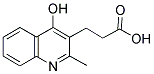 3-(4-HYDROXY-2-METHYL-QUINOLIN-3-YL)-PROPIONIC ACID Struktur