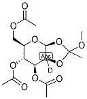 2-DEUTERIO-3,4,6-TRI-O-ACETYL-B-D-MANNOPYRANOSE 1,2-(METHYL ORTHOACETATE) Struktur