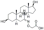 5ALPHA-ANDROSTAN-3BETA,17BETA-DIOL-7-ONE 7-O-CARBOXYMETHYLOXIME:BSA Struktur