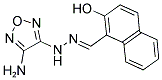 2-HYDROXY-1-NAPHTHALDEHYDE (4-AMINO-1,2,5-OXADIAZOL-3-YL)HYDRAZONE Struktur