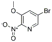 5-BROMO-2-NITRO-3-METHOXYPYRIDINE Struktur