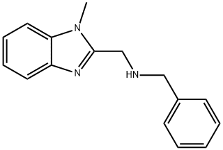 N-BENZYL-N-[(1-METHYL-1H-BENZIMIDAZOL-2-YL)METHYL]AMINE Struktur