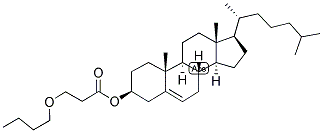 5-CHOLESTEN-3BETA-OL 3-(2'-BUTOXYETHYLCARBONATE) Struktur