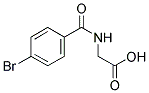 (4-BROMO-BENZOYLAMINO)-ACETIC ACID Struktur