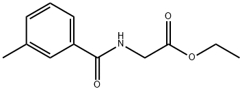 ETHYL 2-[(3-METHYLBENZOYL)AMINO]ACETATE Struktur