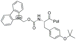 FMOC-TYR(TBU)-WANG RESIN Struktur