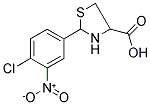 2-(4-CHLORO-3-NITRO-PHENYL)-THIAZOLIDINE-4-CARBOXYLIC ACID Struktur