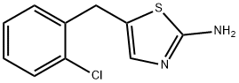 5-(2-CHLORO-BENZYL)-THIAZOL-2-YLAMINE Struktur