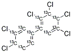 13C12-2,3,3',4,4',5-HEXACHLOROBIPHENYL Struktur