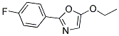 5-ETHOXY-2-(4-FLUOROPHENYL)-1,3-OXAZOLE Struktur