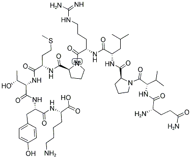 GLN-VAL-PRO-LEU-ARG-PRO-MET-THR-TYR-LYS Struktur