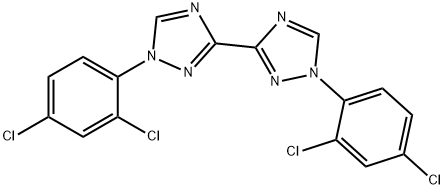 3-[1-(3,5-DICHLOROPHENYL)-1,2,4-TRIAZOL-3-YL]-1-(3,5-DICHLOROPHENYL)-1,2,4-TRIAZOLE Struktur