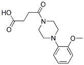 4-[4-(2-METHOXY-PHENYL)-PIPERAZIN-1-YL]-4-OXO-BUTYRIC ACID Struktur