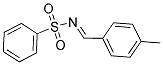 N-(4-METHYL-BENZYLIDENE)-BENZENESULFONAMIDE Struktur