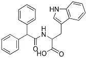 N-(2,2-DIPHENYLACETYL)TRYPTOPHAN Struktur