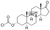 5-ALPHA-ANDROSTAN-3-ALPHA-OL-17-ONE CHLOROFORMATE Struktur