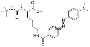 BOC-LYS(DABCYL)-OH Struktur