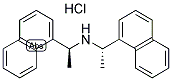 BIS((S)-1-(1-NAPHTHYL) ETHYL)AMINE HYDROCHLORIDE Struktur