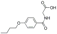 (4-BUTOXY-BENZOYLAMINO)-ACETIC ACID Struktur